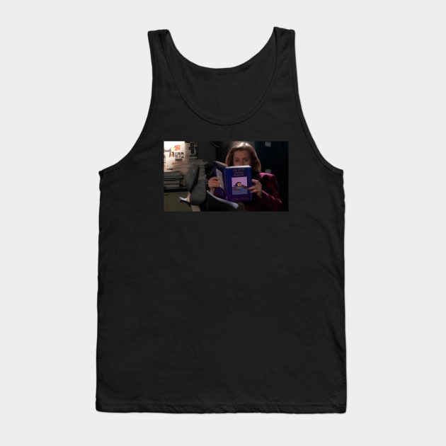 Scully reading Tank Top by JamesCMarshall